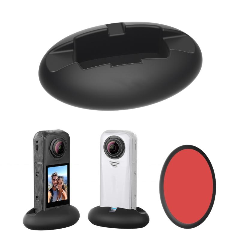 Silicone Base Camera Desktop Mount Precise Cut Design AntiSlip Base For X4 Air Outdoor Adventure Photography Accessory