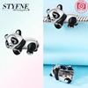 New Cute Black Panda Beads Fit Bracelets Decoration Diy Birthday Party Fine Gifts Jewelry Bracelets Accessories