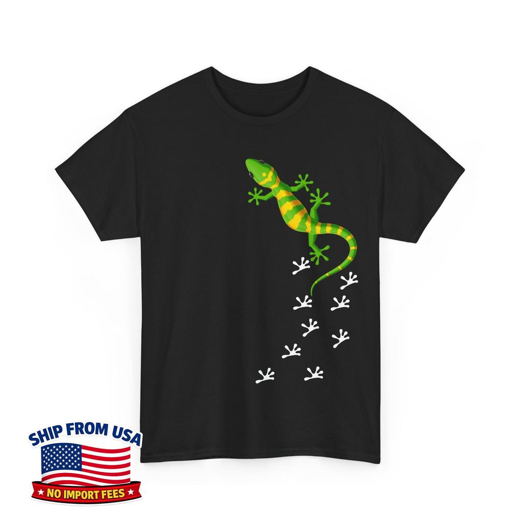 Reptile Footprint Lizard Lovers Gecko Keeper Unisex T-Shirt