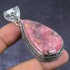Родохрозит драгоценный камень 925 пробы серебряный кулон ювелирные изделия 2.36" q4k25