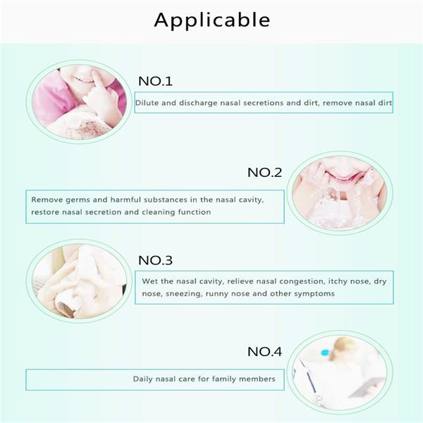 70Ml Travel Nasal Spray Nasal Spray Bottle Empty Bottle Multi-Purpose Spray Bottle Cleanse The Nasal Cavity Portable