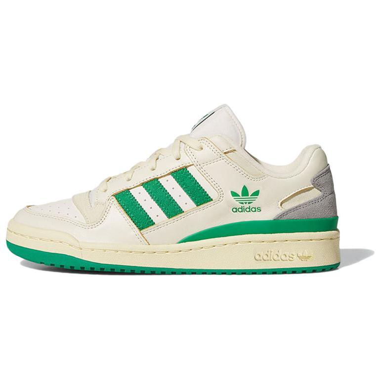 Adidas Forum Low CL Cream White Green Unisex Sneakers JI3272