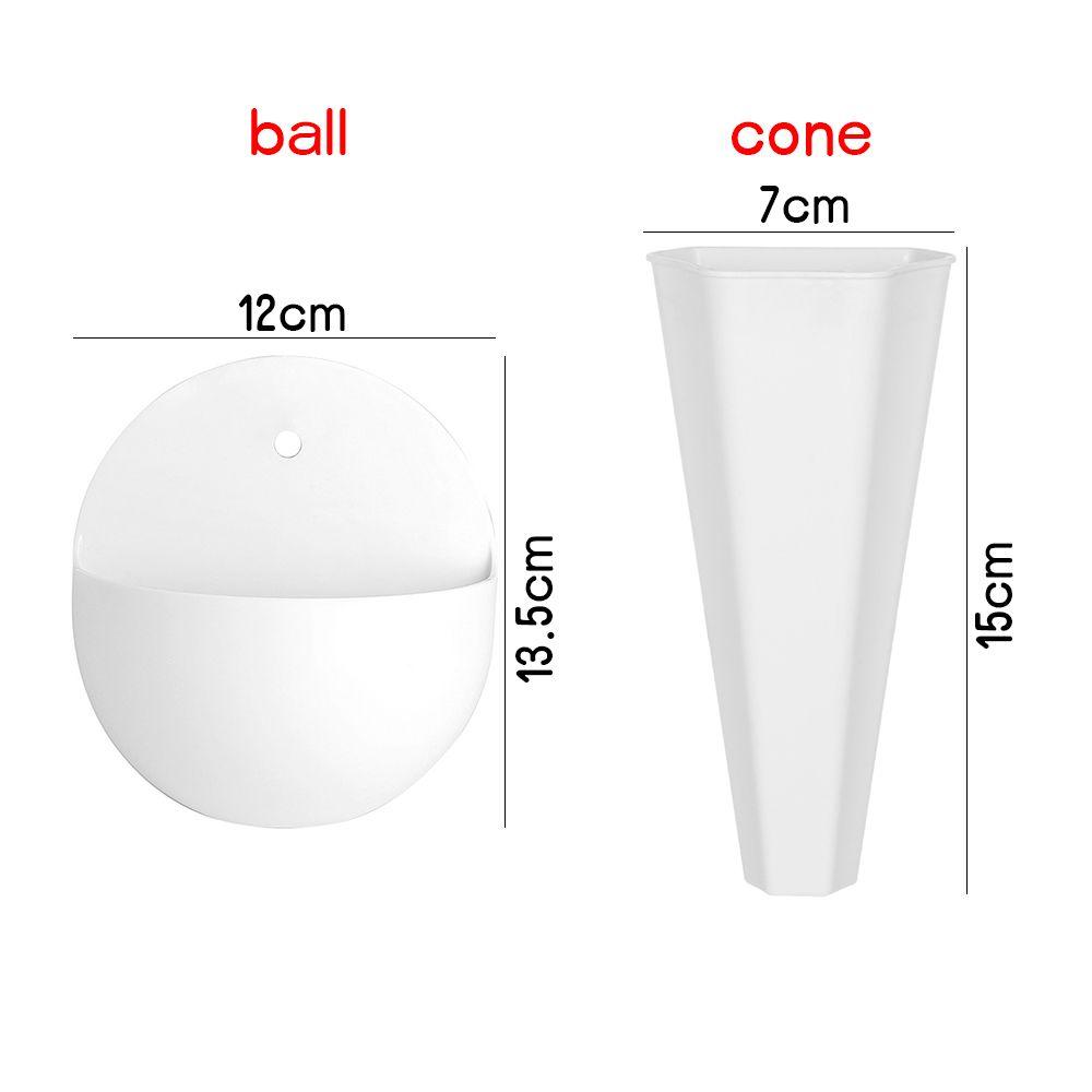 Garden Supplies Flower Holder Wall Hanging Flowerpot Hanger Vase Ball/Cone Shape Water Planting