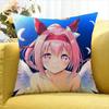 Haru UUrara UUmamusume   Various Sizes Square Pillow Case For Car Home Bedchamber Decor
