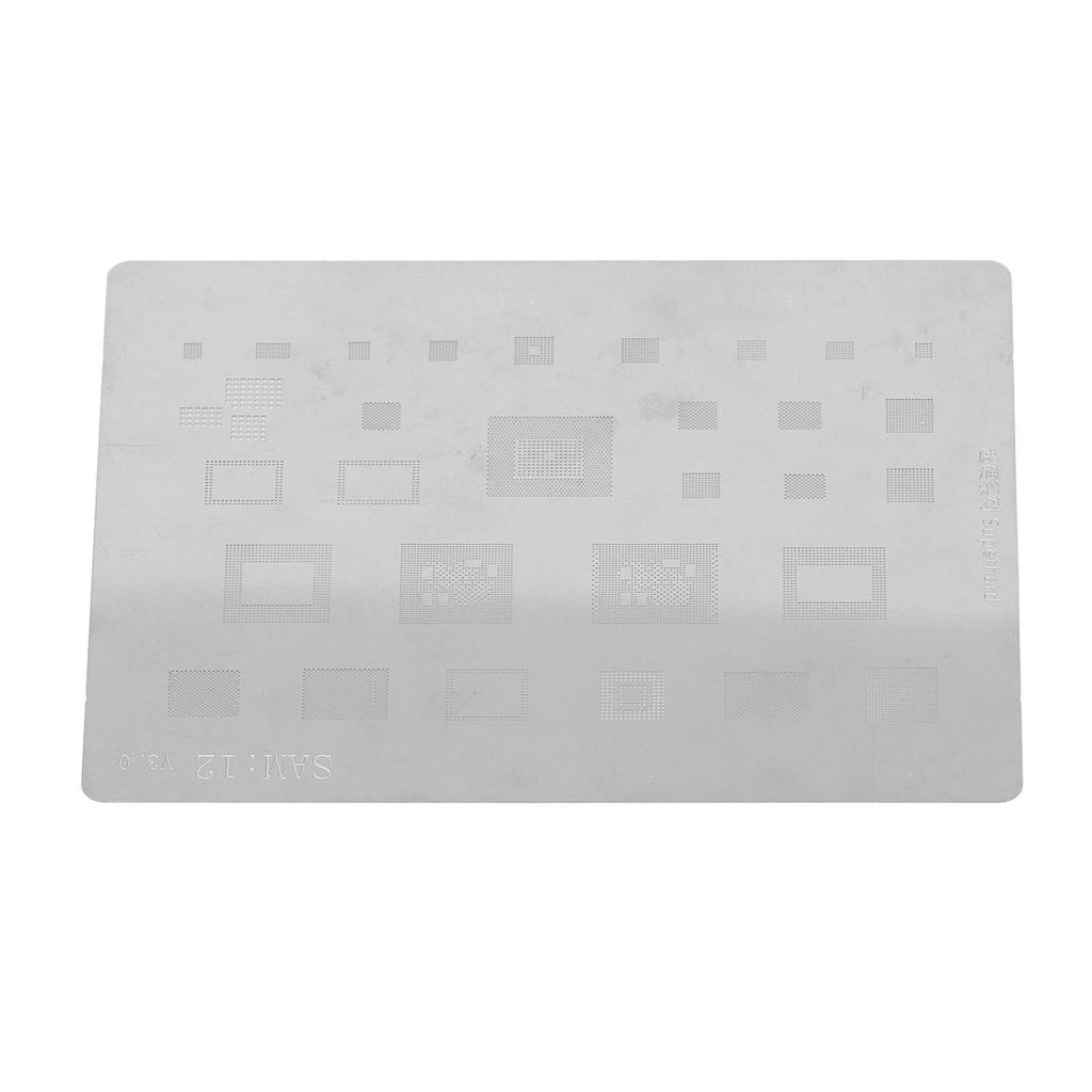 Шаблон трафарета для реболлинга BGA из нержавеющей стали, быстрая луженая сетка для BGA-ремонта для Samsung S20