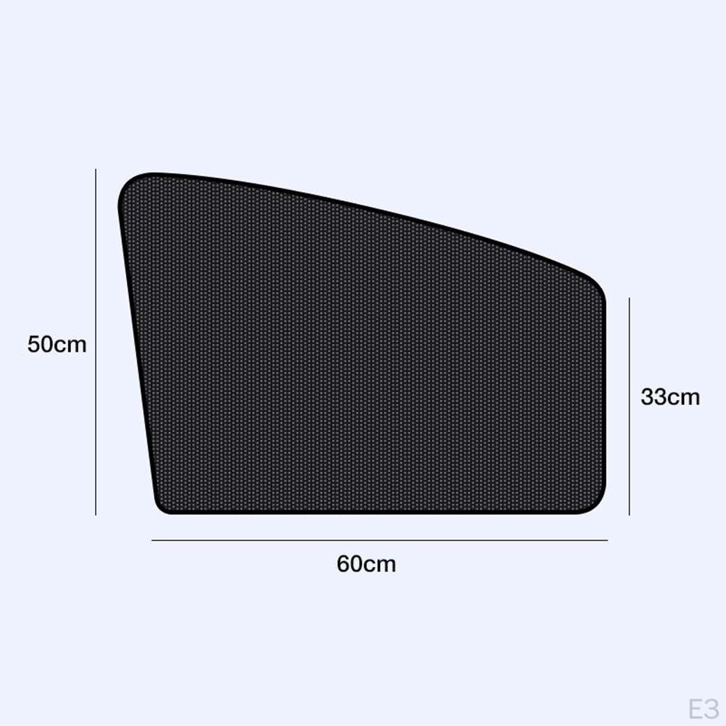 Автомобильная шторка на окно 20"x14" Прилипающая для окон Взрослый 9.79% A 5% B Приватность Легкая установка