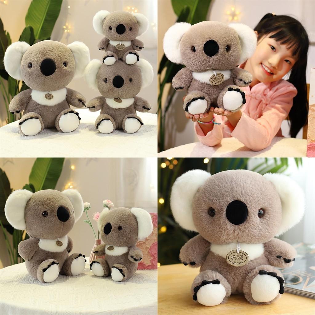 Plush Koala Adorable Toy Sitting Pose Cuddly Cartoon Doll Girls Kid Gift Holiday