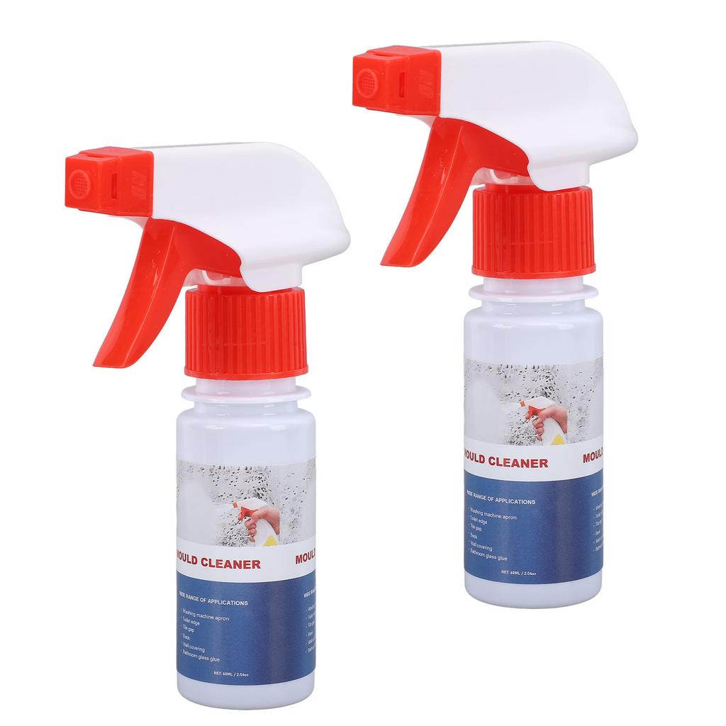 2 Pcs Bathroom Cleaner Spray Eliminates Musty Odors Fast Dissolving High Strength Tiles Dirt Remover