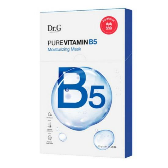 Dr.G Увлажняющая маска с чистым витамином B5 Увлажнение и уход за кожным барьером 5 шт.