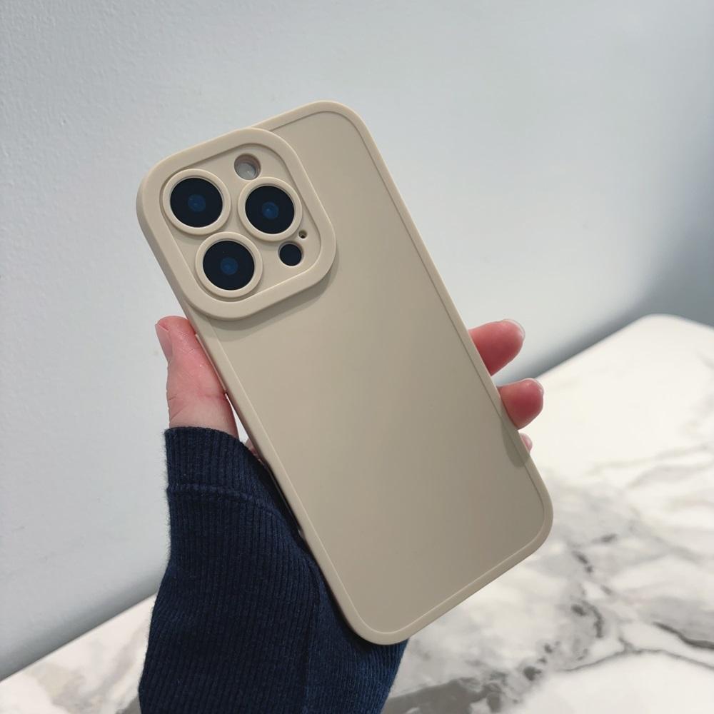 Роскошный мягкий матовый однотонный чехол для телефона iPhone 16 15 14 Plus 13 12 11 Pro Max X XR XS простой противоударный бампер задняя крышка