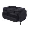 Thick Padded Base Tool Storage Bag Black Color Water Resistant Tool Bag  Outdoor Activities