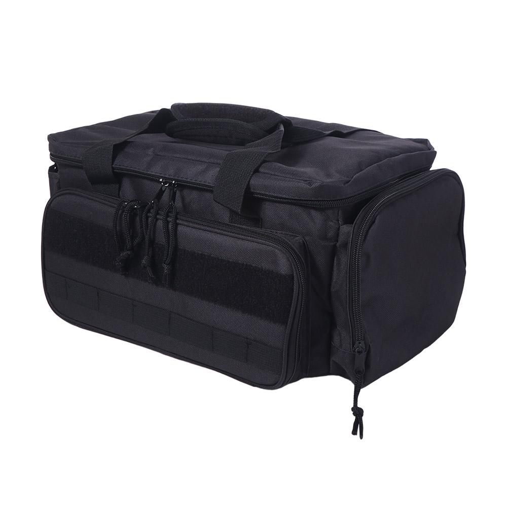 Thick Padded Base Tool Storage Bag Black Color Water Resistant Tool Bag Outdoor Activities