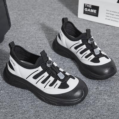 Женская летняя новая сетчатая дышащая полая обувь на толстой подошве, уличная обувь для ручьев, повседневная универсальная спортивная обувь