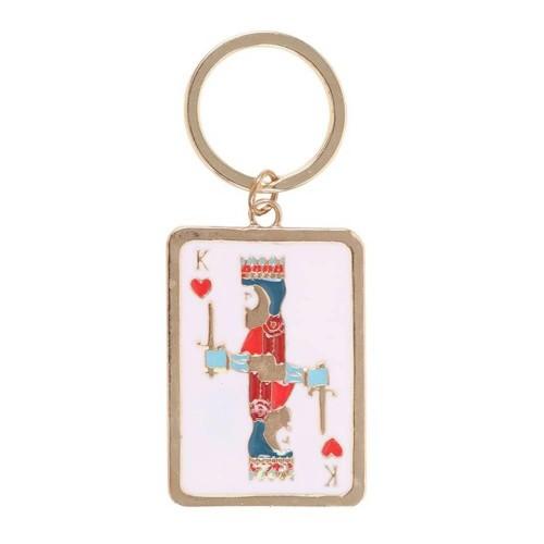 Something Different King Of My Heart Playing Card Keyring