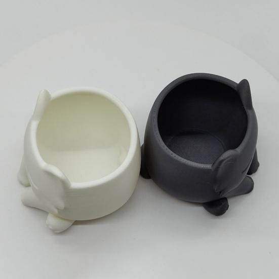 Yousheng 3D-печатный горшок-кашпо в виде кошки для комнатных и уличных растений, суккулентов, трав, цветочный контейнер, украшение для дома, балкона, сада