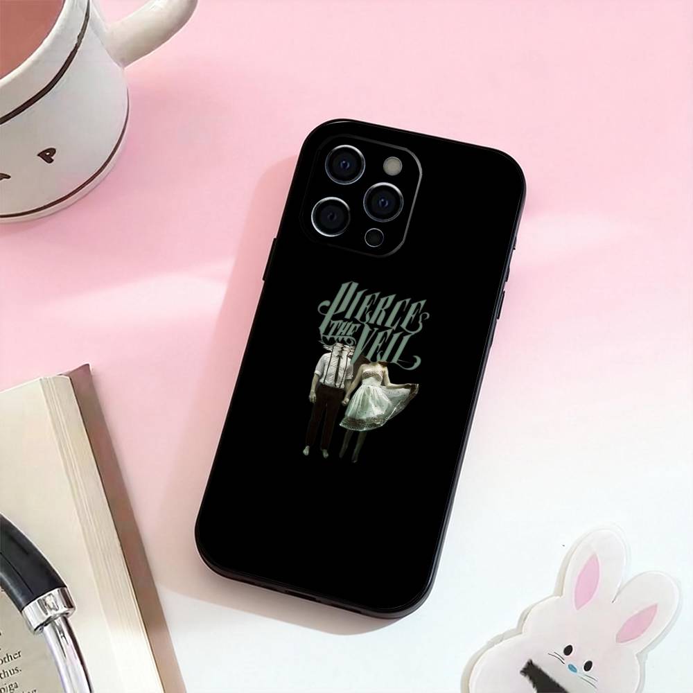 Чехол для телефона P-Pierce the V-Veil Band, силиконовый, мягкий, для iPhone 17, 16, 15, 14, 13, 12, 11, XS, Plus Pro Max