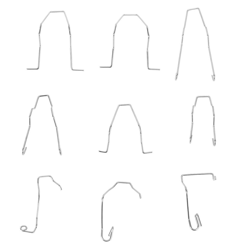 9 шт. Пружинные фиксаторы лампы Универсальные из нержавеющей стали Фиксаторы лампы ближнего света для H1 H3 H4 H7