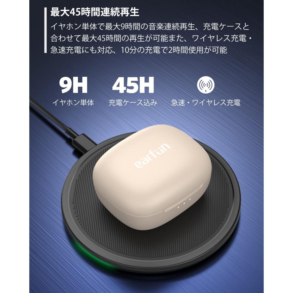 [Золотая награда VGP 2023] EarFun Air Pro 3 Полностью беспроводные наушники с ANC [Шумоподавление до Bluetooth 5.3 + 43 дБ] Оснащены чипом QCC3071