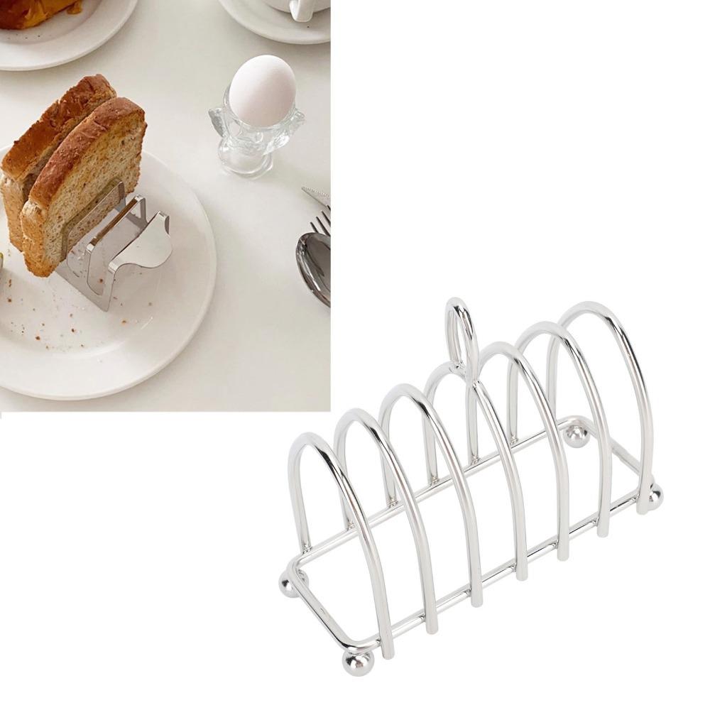 Stainless Steel Toast Rack Easy To Clean Bread Holder Bread Rack Kitchen Organizer