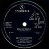 7-дюймовая пластинка BARRON KNIGHTS - Lazy Fat People DB8161 Columbia 1967 UK Pop Б/У