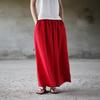 Summer Wide Leg Pants Trouser Pockets Loose Cotton Linen Women Solid Pants