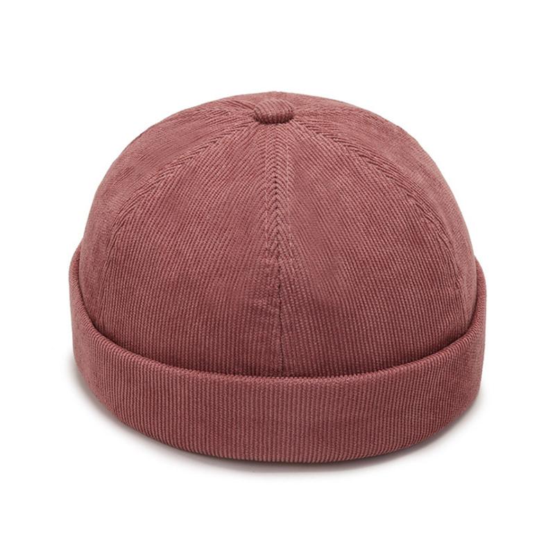 Шляпы без полей Шляпы в стиле хип-хоп Регулируемая уличная повседневная портативная винтажная купольная шляпа