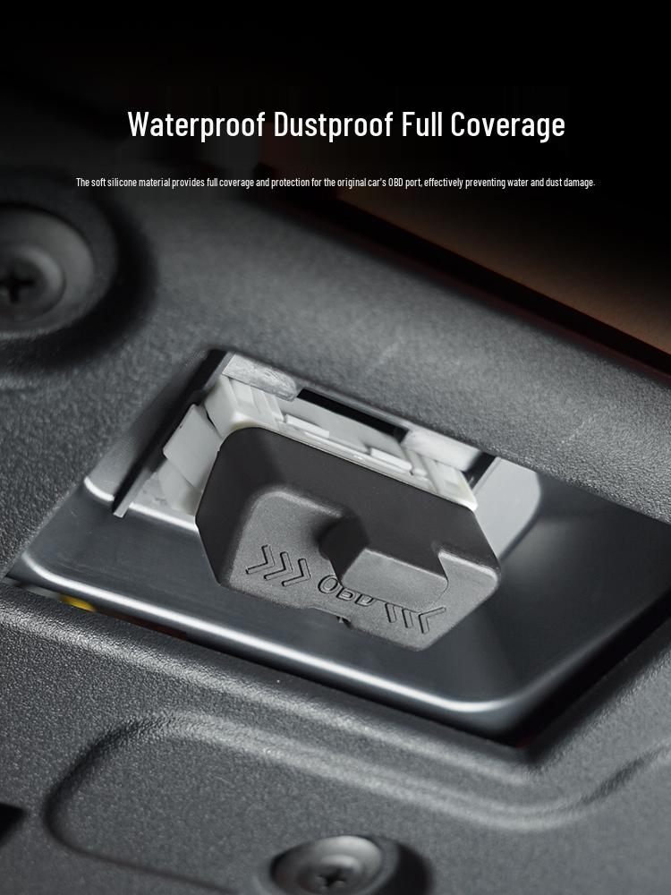 Силиконовая пыле- и водозащитная крышка OBD-диагностики для Lynk & Co 900/09/03/Z10