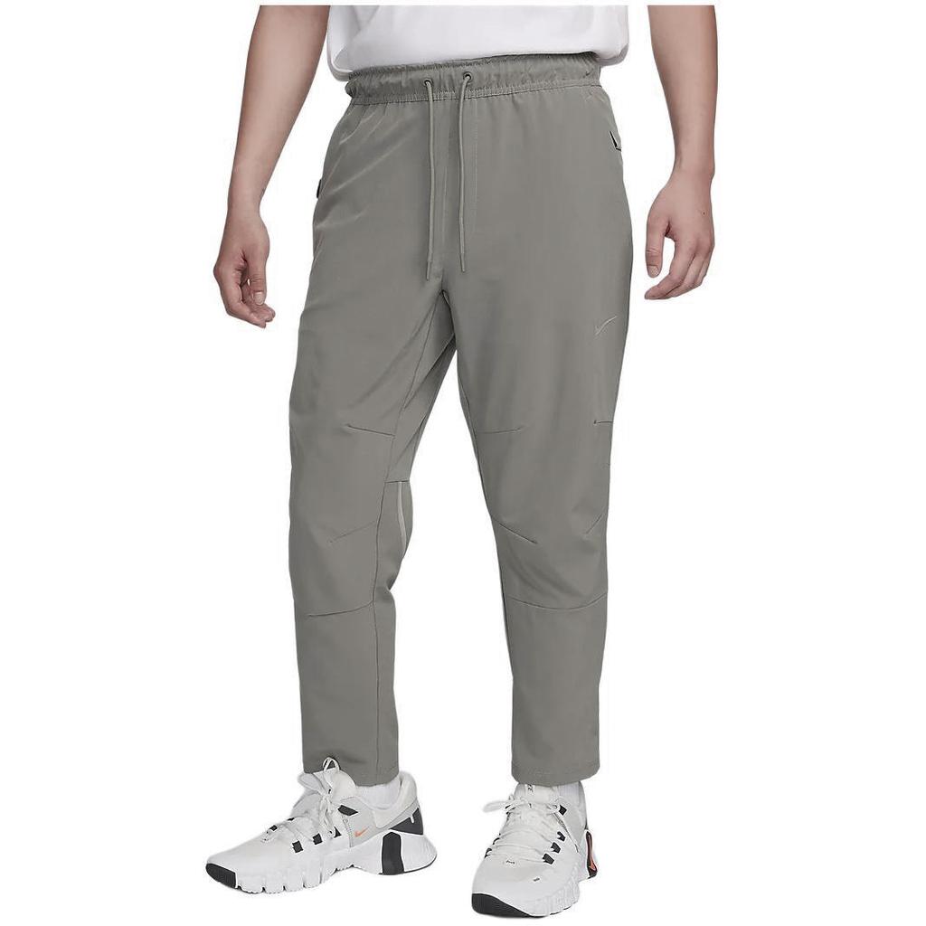 Nike Unlimited Solid Color Quick-Dry Tapered Casual Pants Men Pants Dark-Mud-Gray FZ4784-053