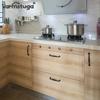Modern Black Handles for Furniture Cabinet Knobs and  Kitchen Handles Drawer Knobs Cabinet Pulls Cupboard Handles Knobs