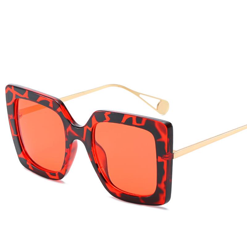 Очки 2019 года, модный бренд Gujia Same Sunglasses, квадратная большая оправа, универсальные солнцезащитные очки