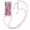 For Samsung Galaxy S24 Ultra TPU Case Quicksand Design Phone Cover with Lanyard