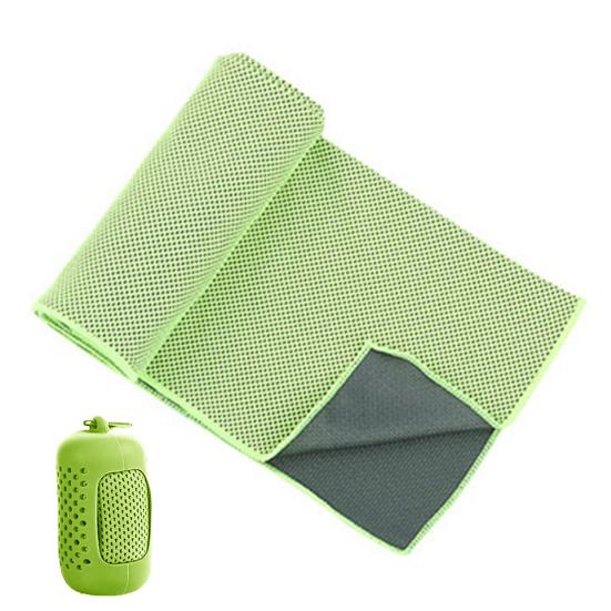 1 комплект охлаждающего полотенца для льда, портативное быстросохнущее супер впитывающее летнее охлаждающее полотенце для спорта на открытом воздухе и фитнеса