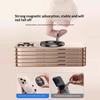 Double-Sided Magnetic Phone Ring Holder Wireless Charging Friendly Adjustable Kickstand for All Smartphones