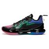 Li Ning Yushuai Evolution Low Текстиль, ТПУ Устойчивый к истиранию Дышащий Низкие Баскетбольные кроссовки Мужские Черный Розовый Синий ABAS161-4