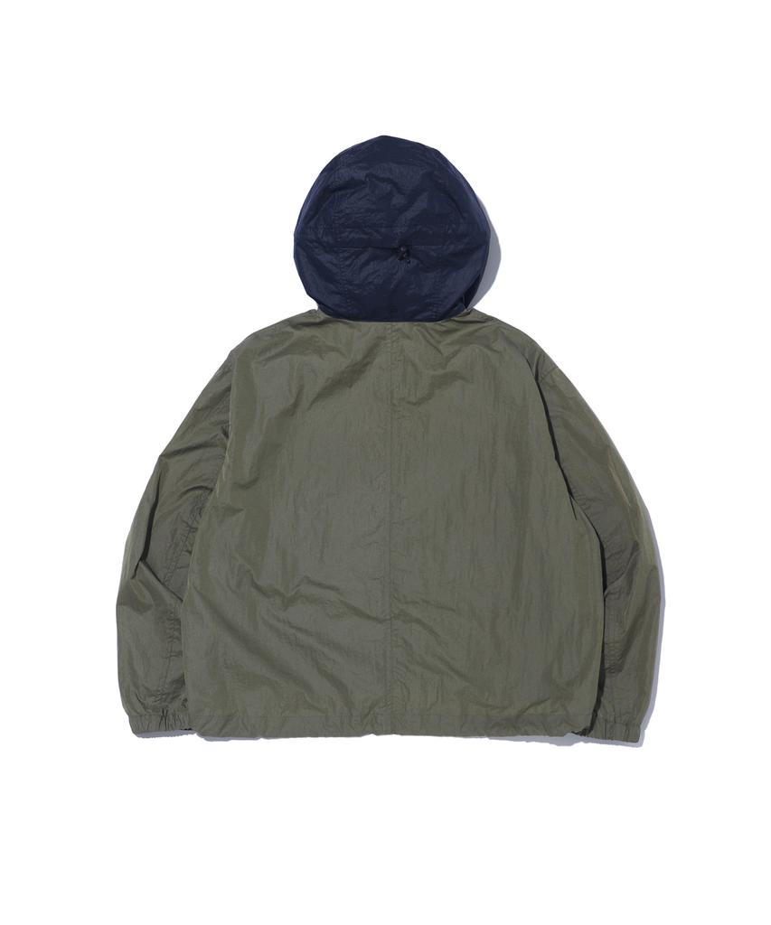 UNIVERSE GARMENT Two-Way Windbreaker Jacket_Khaki
