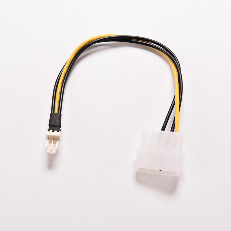 1pc 20cm 4 Pin Molex IDE To 3 Pin PC Computer CPU Case Fan Power Connector Cable Adapter