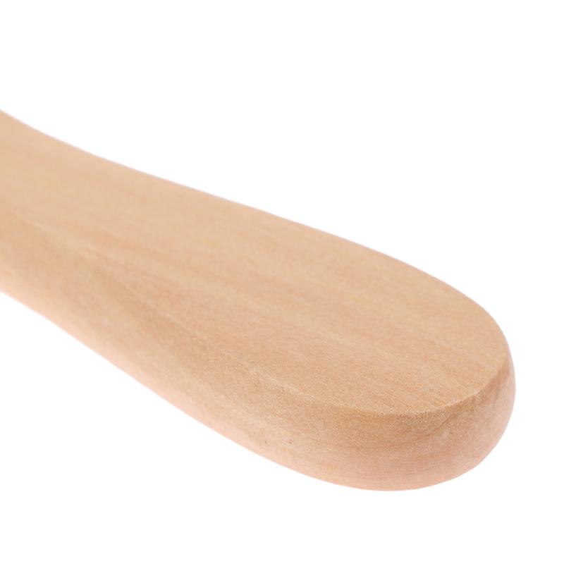 Soft Baby Hair Brush Comb Set For Newborn Wooden Handle Head Comfort Massager