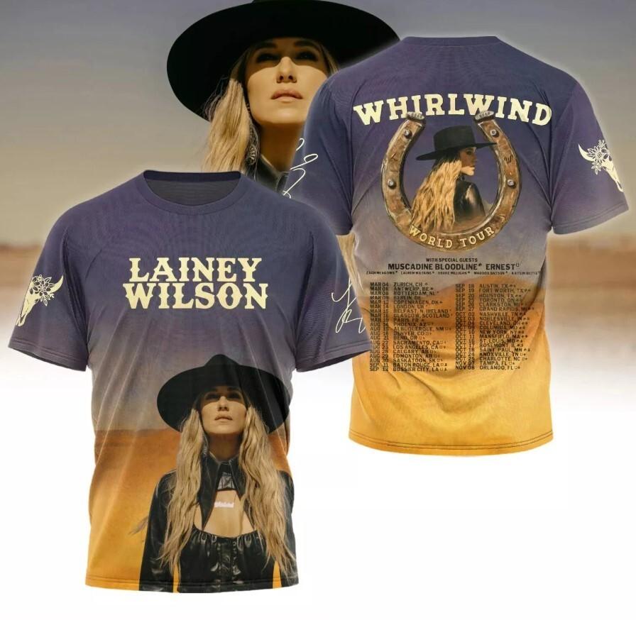 Lainey Wilson Whirlwind World Tour Special Shirt Unisex T-Shirt