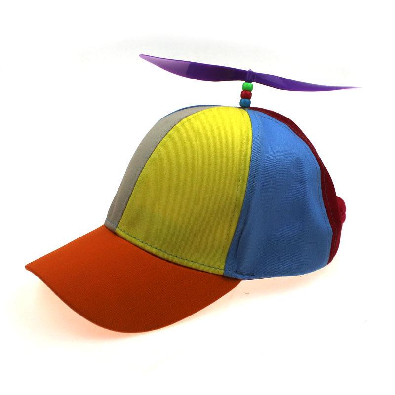 Detachable Propeller Baseball Cap: Sunshade Windmill Duckbill Hat for Spring and Summer