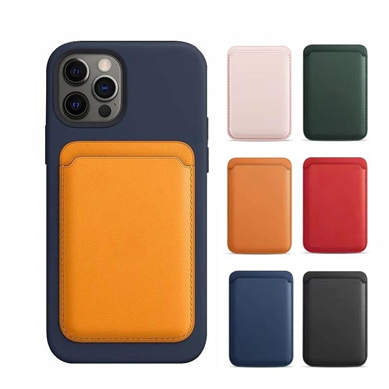 Роскошный кожаный магнитный чехол-кошелек для Apple Magsafe для iPhone 17 16 15 14 13 Pro Max Plus Держатель для карт Сумка для телефона Аксессуары
