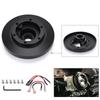 Steering Wheel Short Boss Hub Adapter Kit Black Aluminum Quick Release Hub Adaptor Kit for BMW E36 318 325 328 840 850 E39 M3 Z3