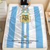 1PC Messi Patterned Flannel Blanket Suitable For All Seasons for Home Decor Warmth and Comfort Gifts Holiday Present