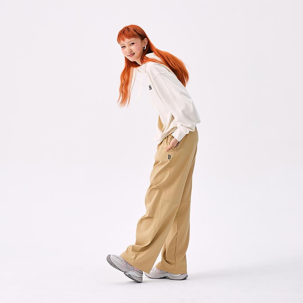 MLB Boston Red Sox Basic Collection SS25 Casual Pants Unisex Beige Yellow 3AWPB0851-43BGS