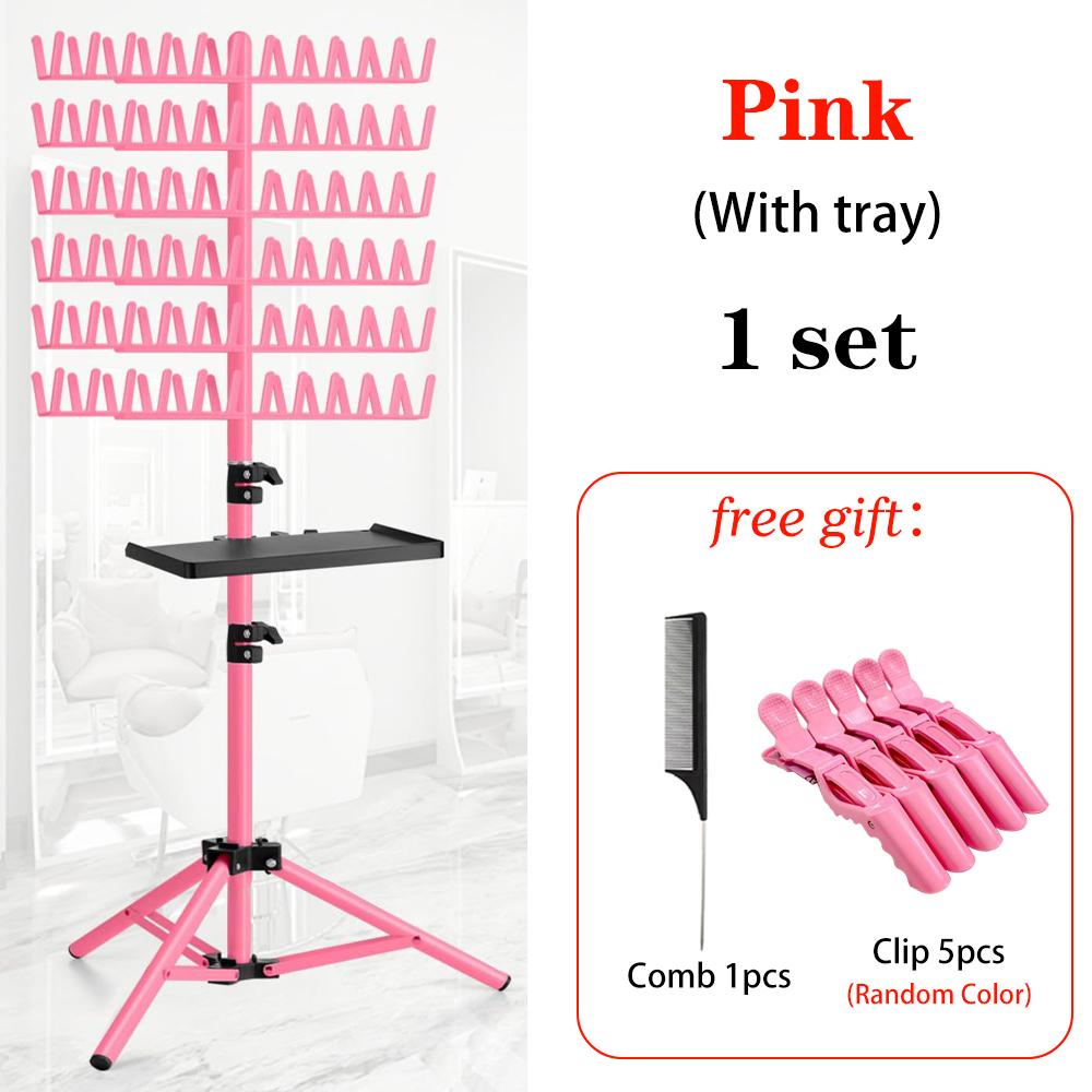 Nunify Hair Rack For Braiding 144 Pegs Divider For Separator Stand Display Braiding Hair Rack Standing Extension Holder Hanger