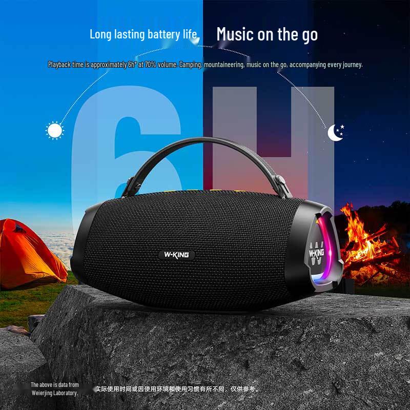 Портативная водонепроницаемая Bluetooth-колонка W-King X10S 50 Вт (Китайская версия)