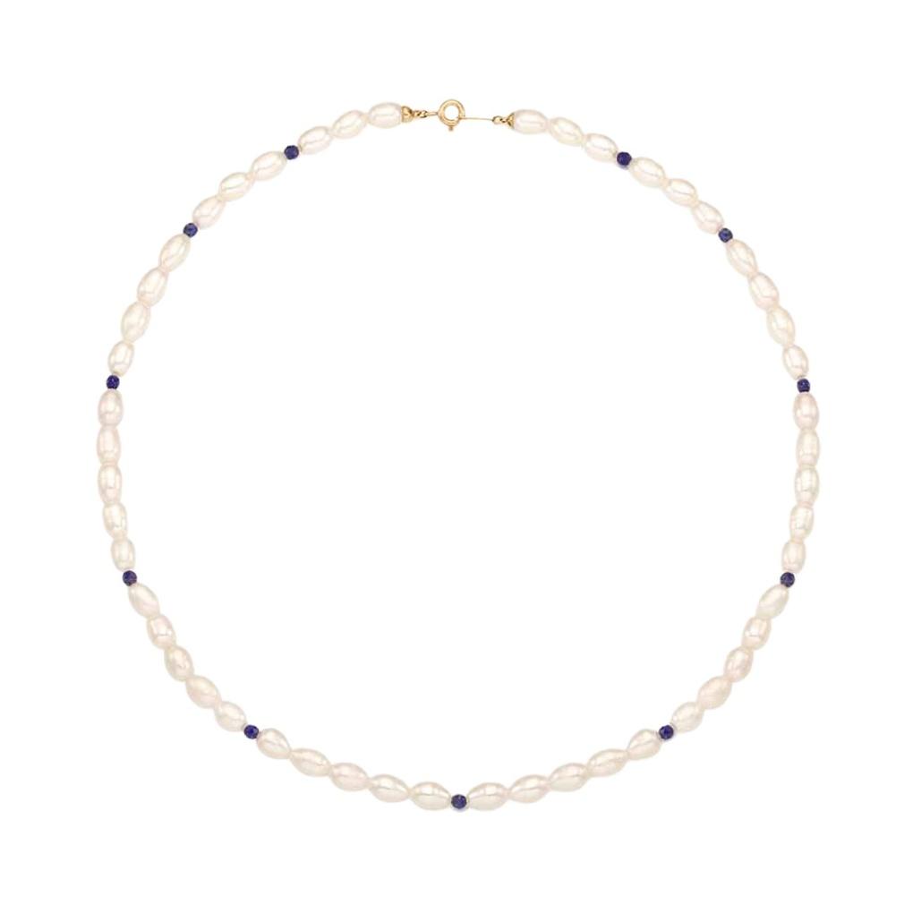 LLOYD Lapis Pearl Bead Necklace LNT23005T