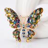 Butterfly Rhinestone Colorful Metal Lapel Brooch Pin Fashion Jewelry Women Gift