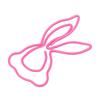 100Pcs Kids Paper Clips Bunny Style Strong Metal Exquisite Color Widely Used Cute Paper Clips for Work Study Reading