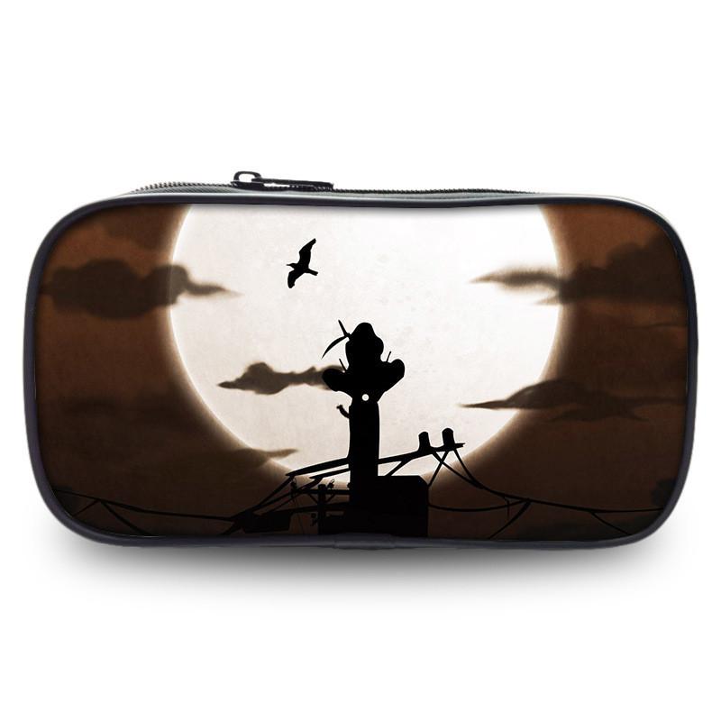 Themed Anime Naruto Printed Student Single Layer Stationery Storage Bag Pencil