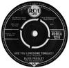 7inch Record ELVIS PRESLEY, JORDANAIRES - Are You Lonesome Tonight? 45RCA1216 RCA 1960 UK Rock Used